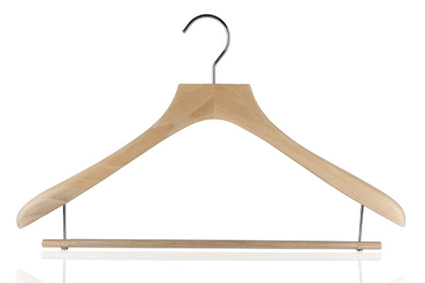 Cintre en bois pour jupe ou pantalon en bois de hêtre 35 cm. - MCM